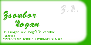 zsombor mogan business card